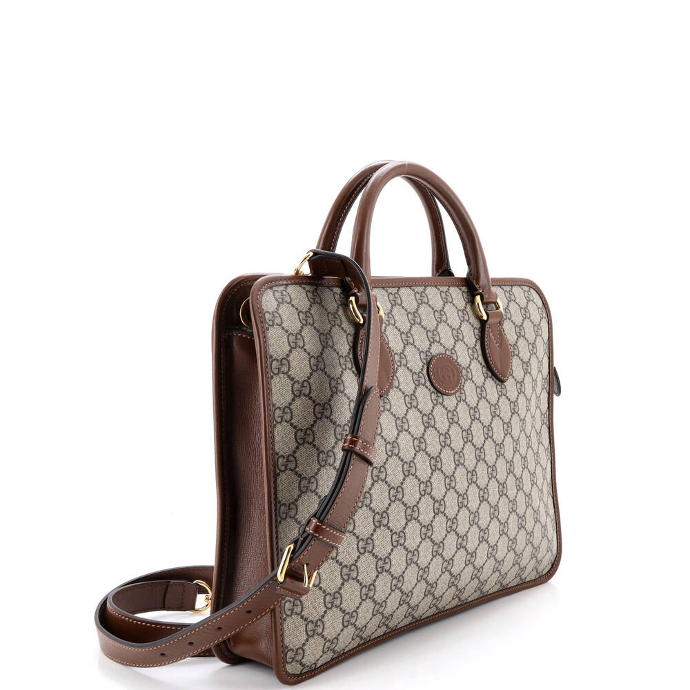 Gucci Interlocking G Patch Briefacase #210281g18b - image 2